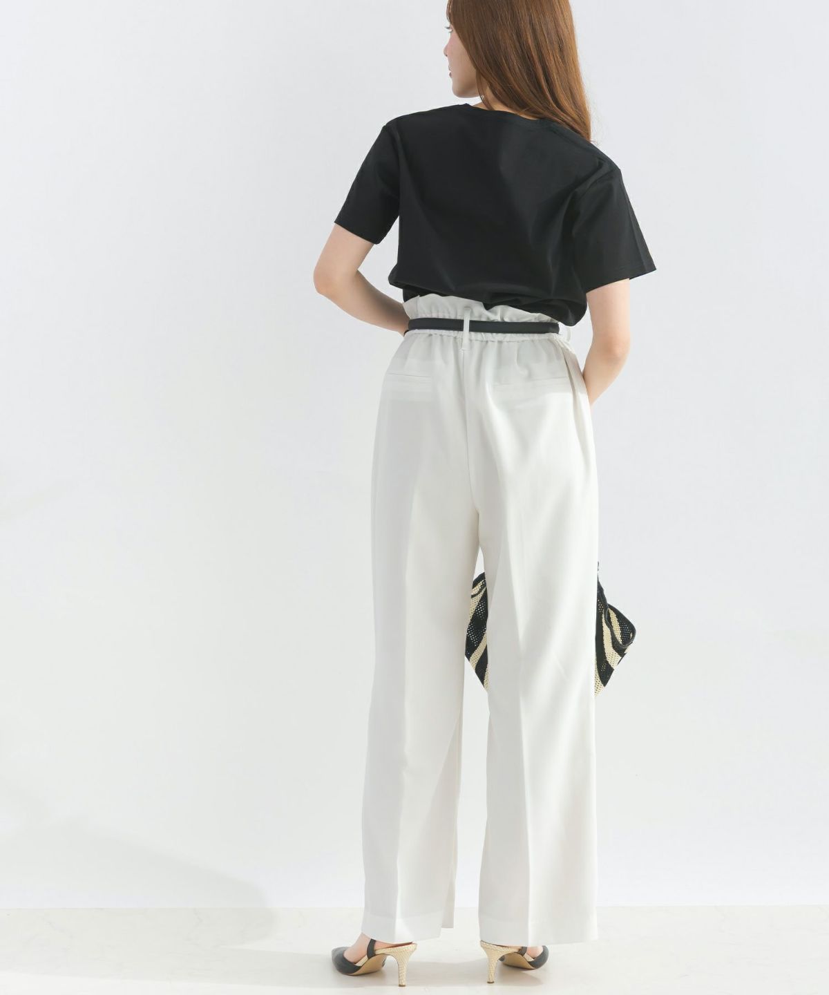 model：H165　着用サイズ：M　ブラック