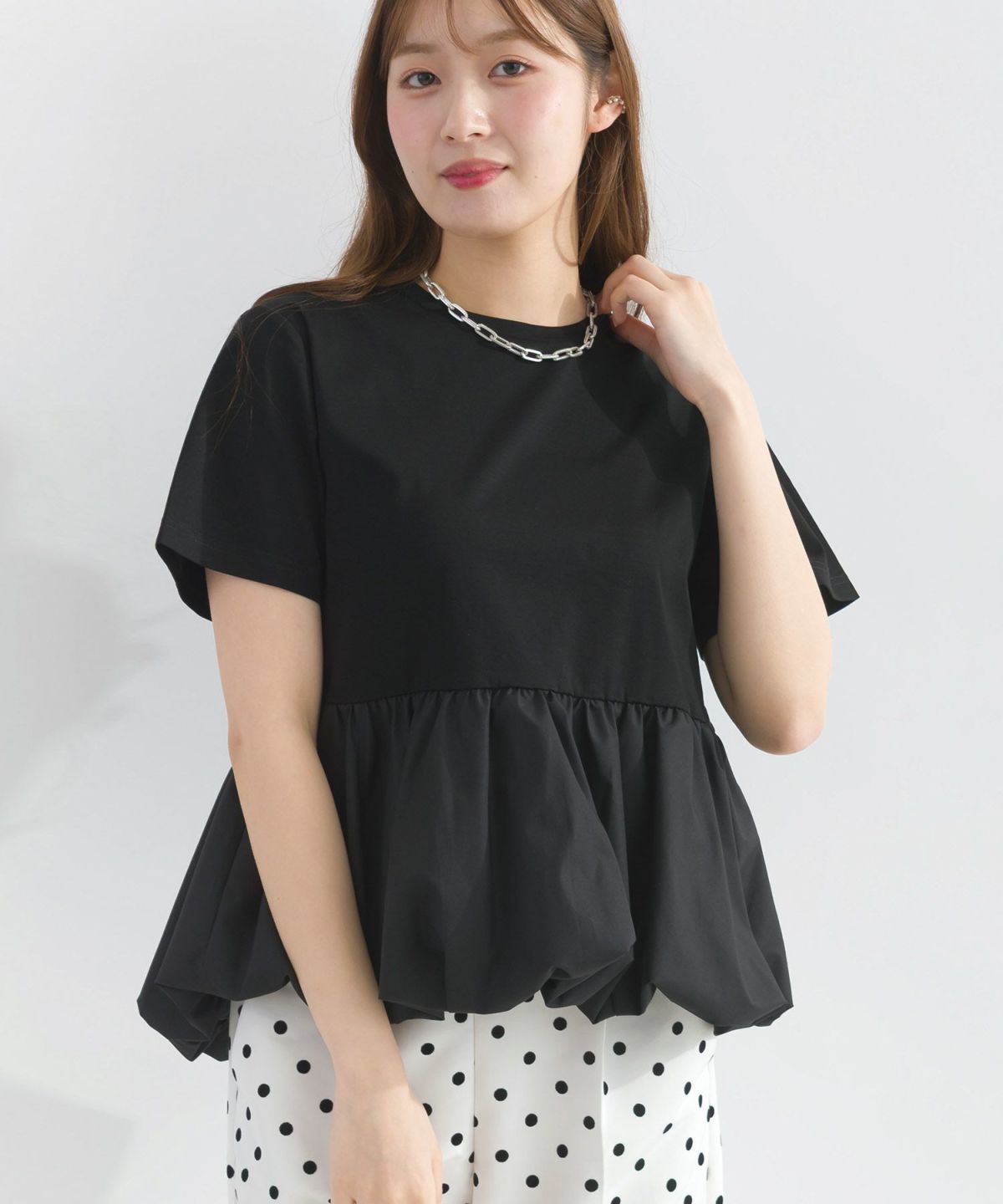 model：H165　着用サイズ：M　ブラック