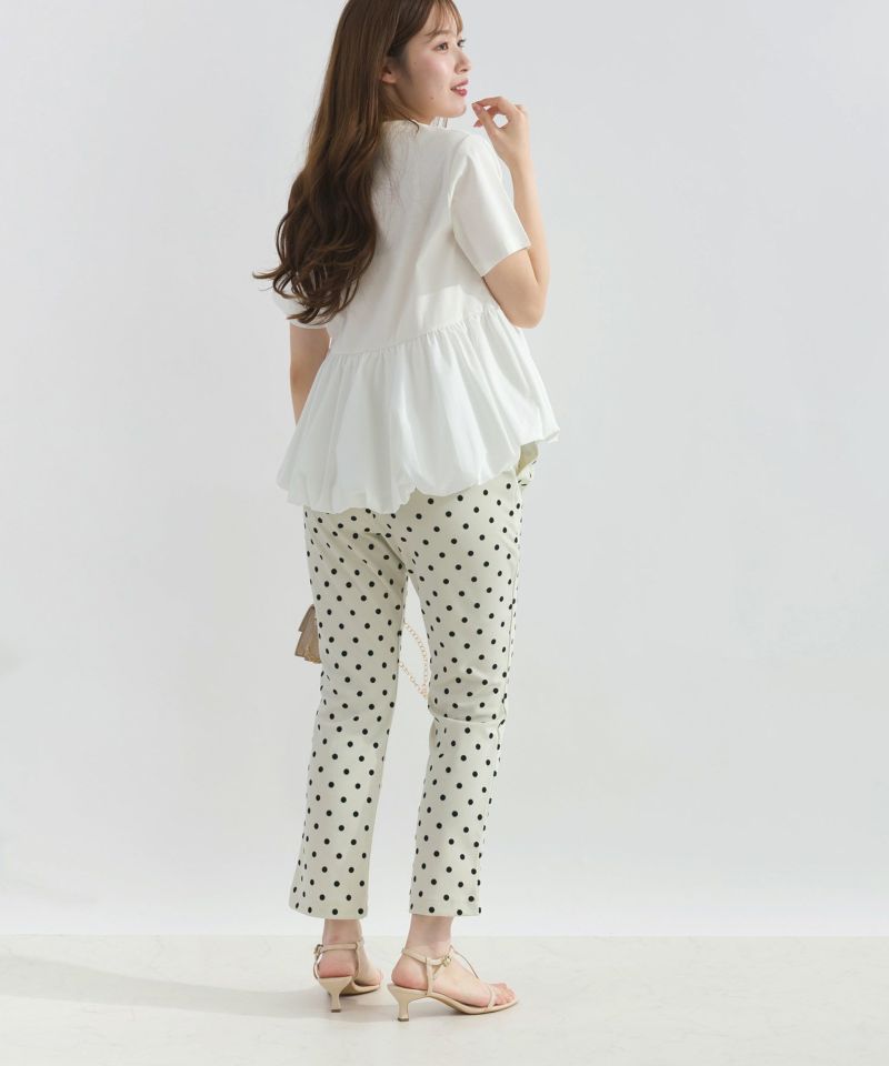 model：H165　着用サイズ：M　オフホワイト