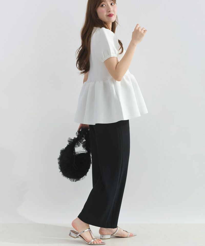 model：H165　着用サイズ：M　オフホワイト