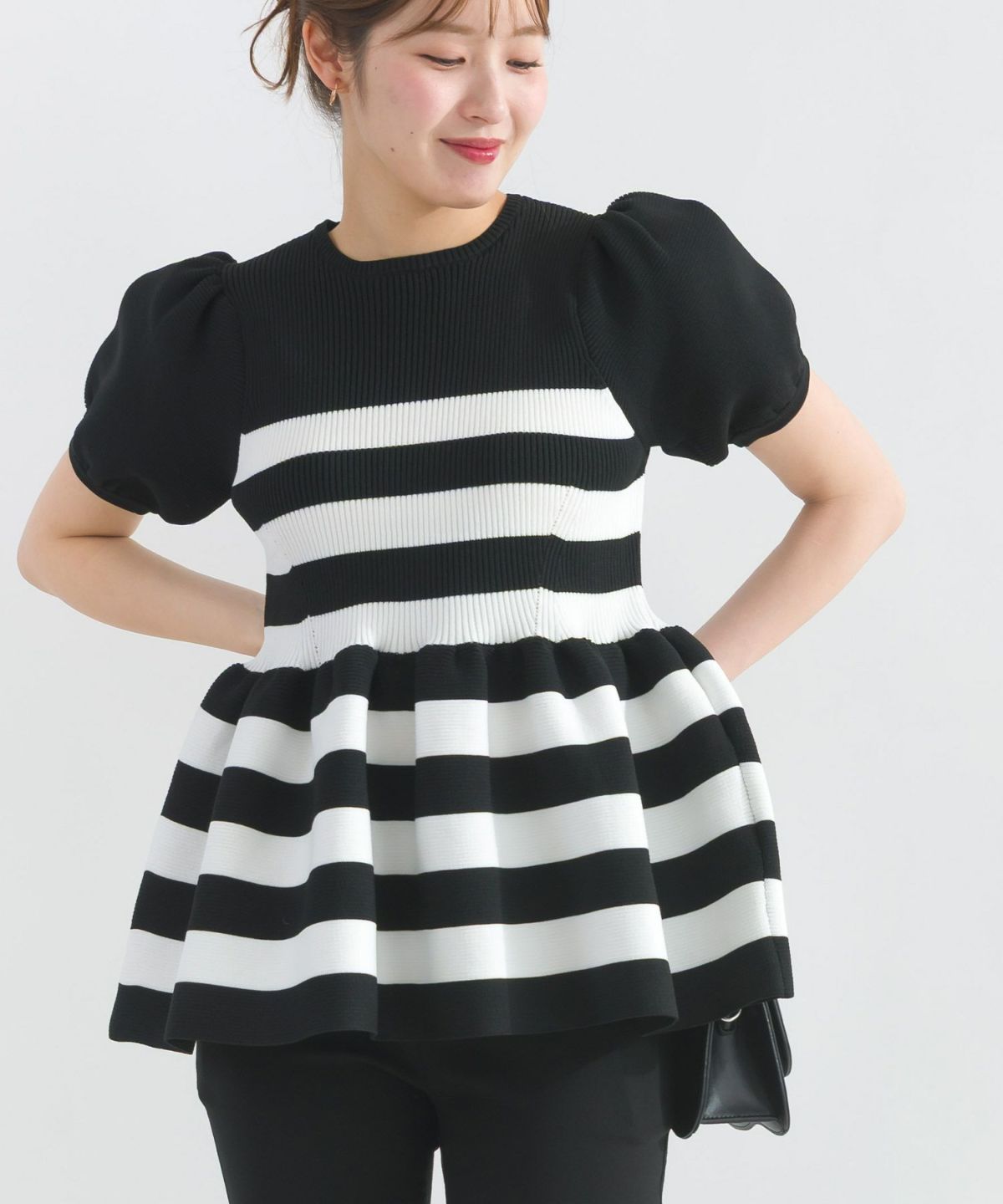 model：H165　着用サイズ：M　ホワイト系その他