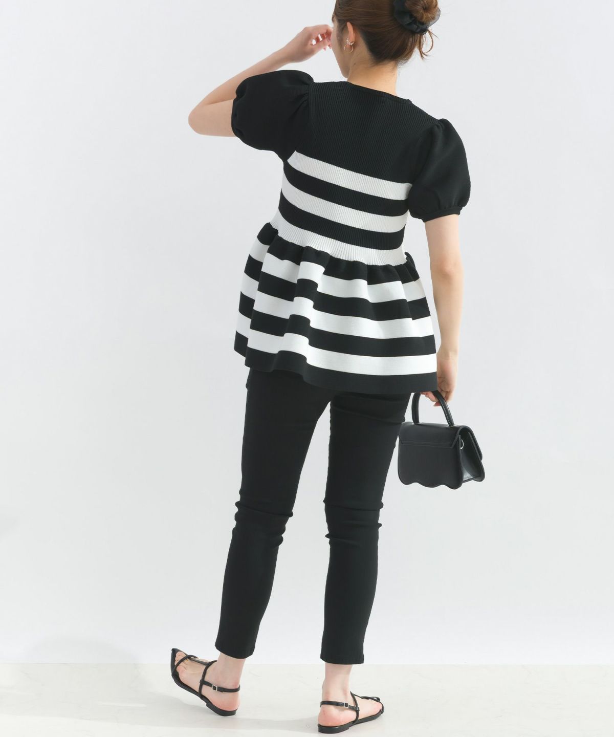 model：H165　着用サイズ：M　ホワイト系その他