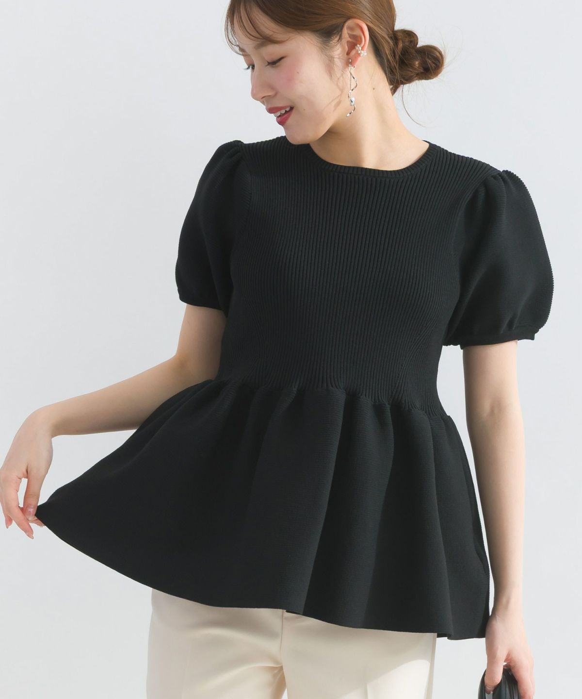 model：H165　着用サイズ：M　ブラック