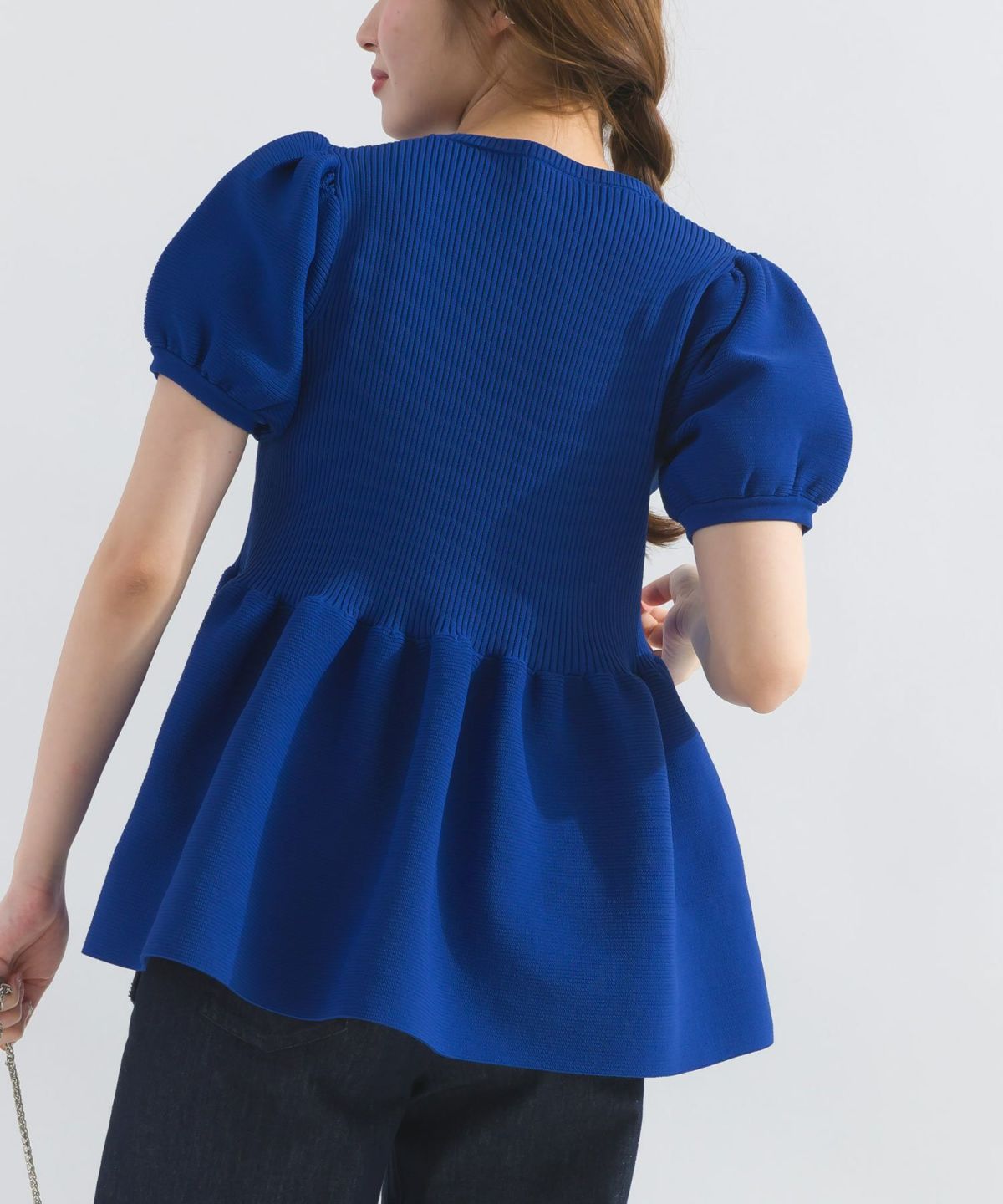 model：H165　着用サイズ：M　ブルー