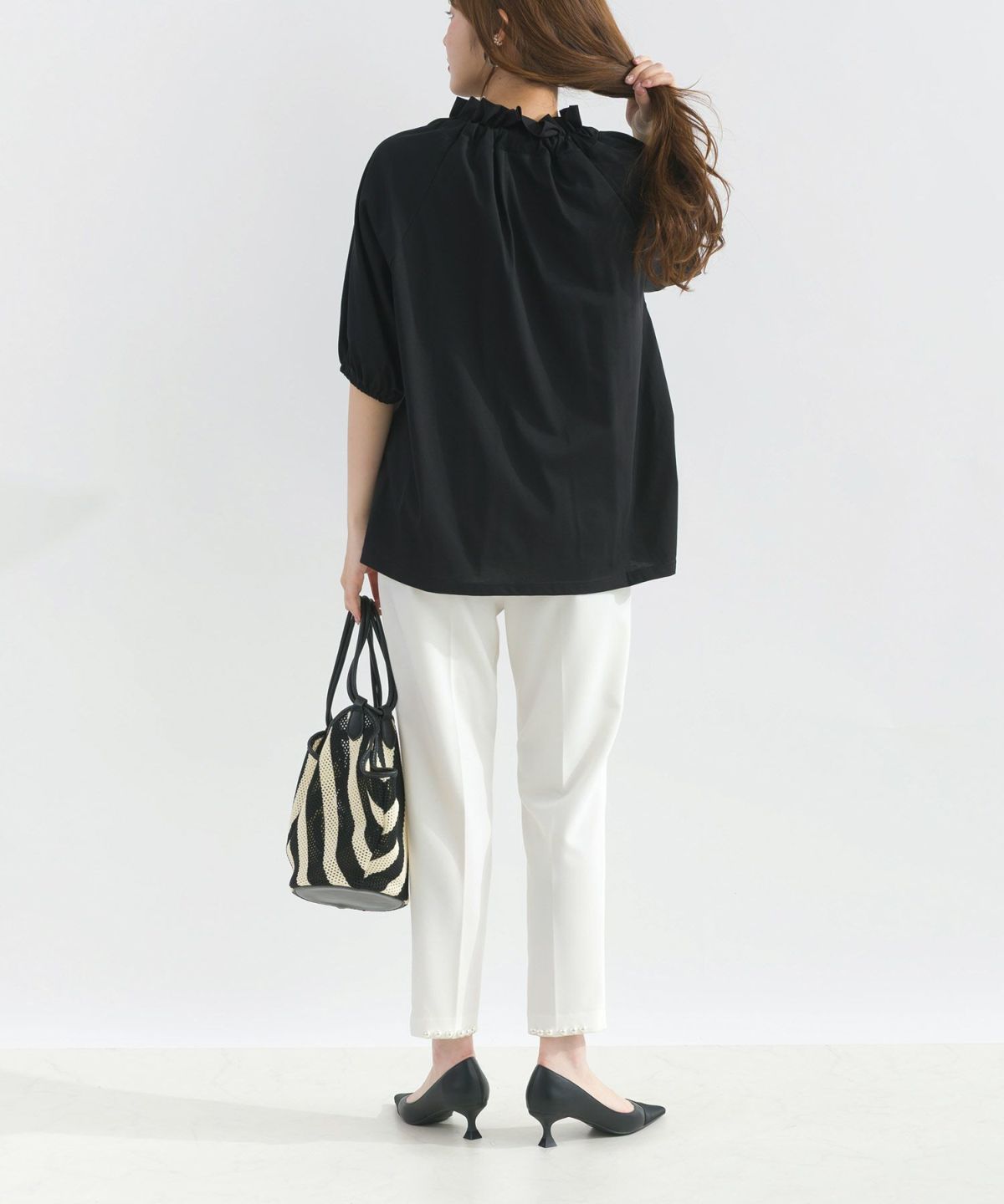 model：H165　着用サイズ：M　ブラック