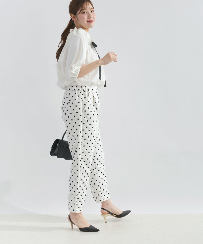 model：H165　着用サイズ：M　オフホワイト