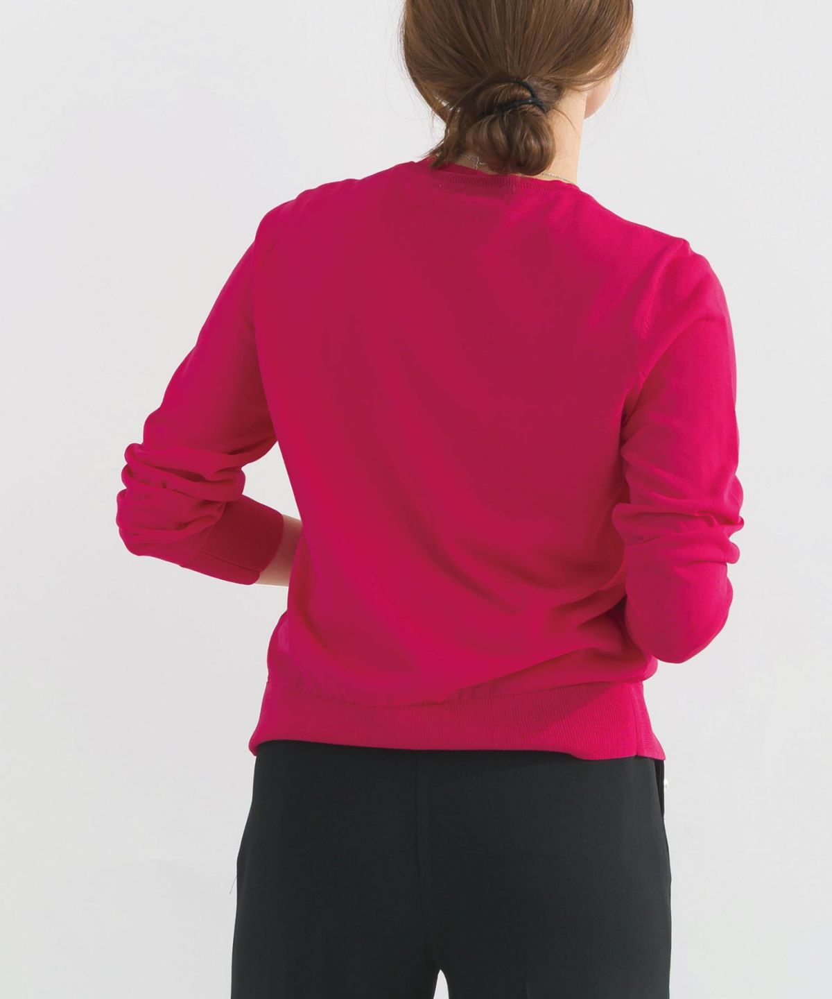 model：H165　着用サイズ：M　チェリーピンク