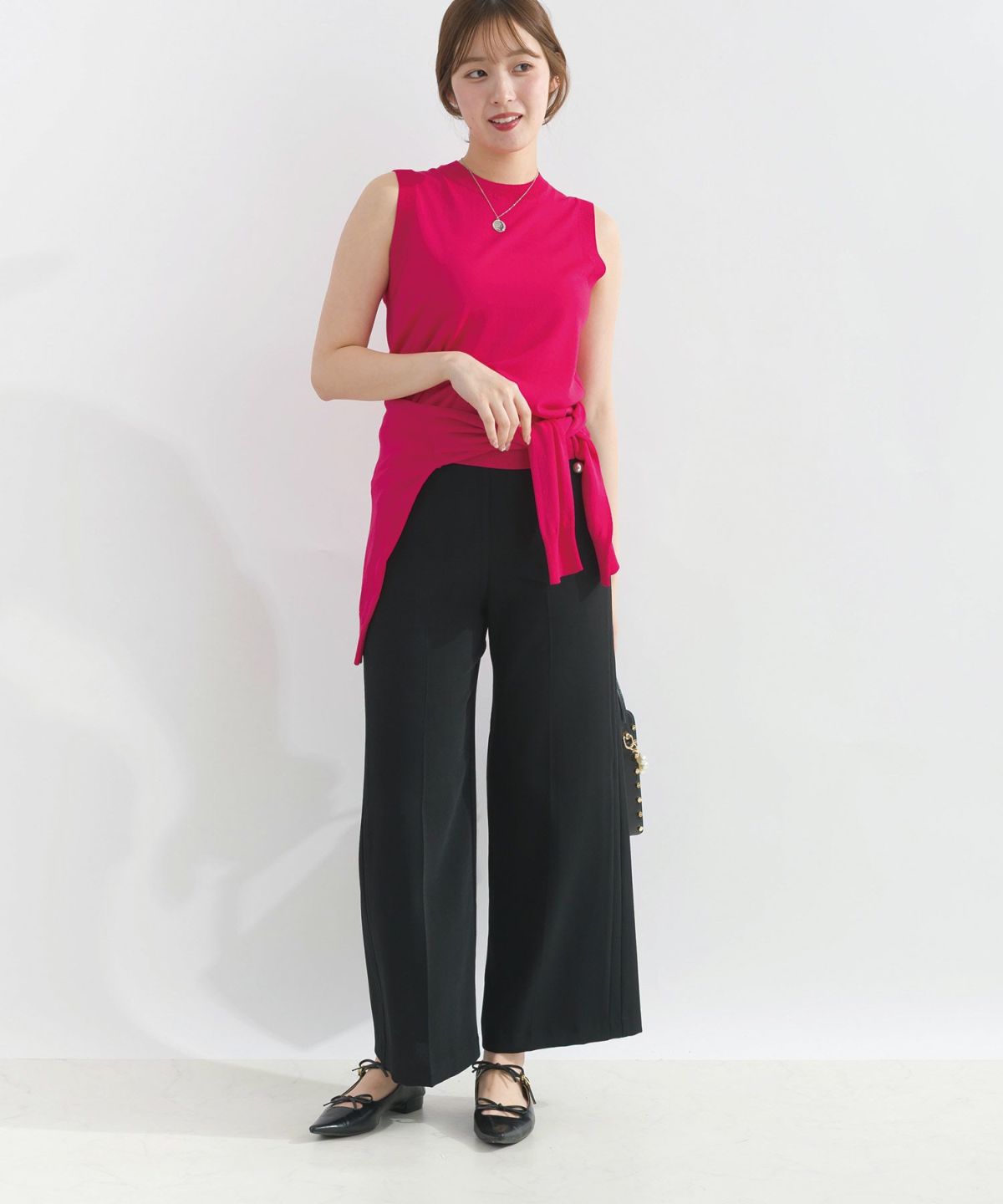 model：H165　着用サイズ：M　チェリーピンク