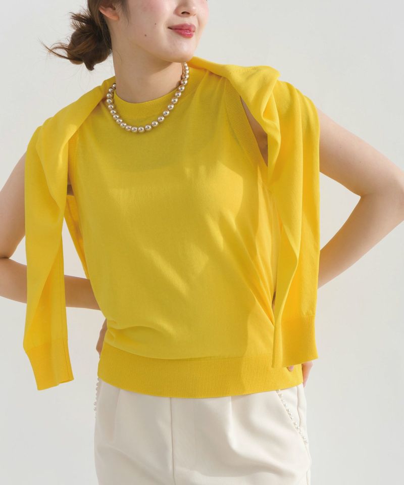 model：H165　着用サイズ：M　イエロー