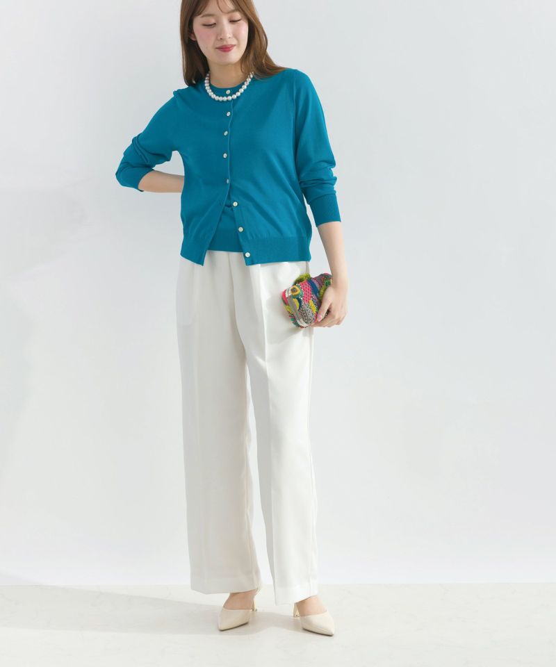 model：H165　着用サイズ：M　ターコイズブルー