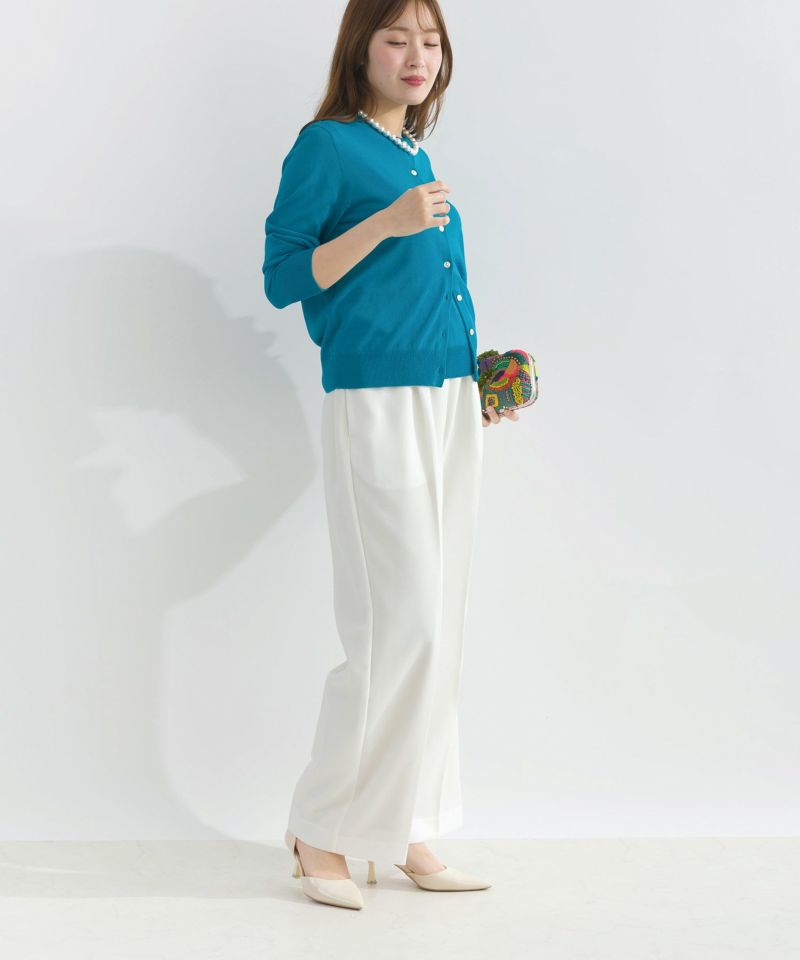 model：H165　着用サイズ：M　ターコイズブルー