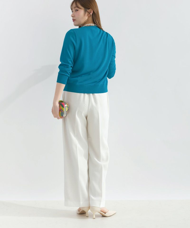 model：H165　着用サイズ：M　ターコイズブルー