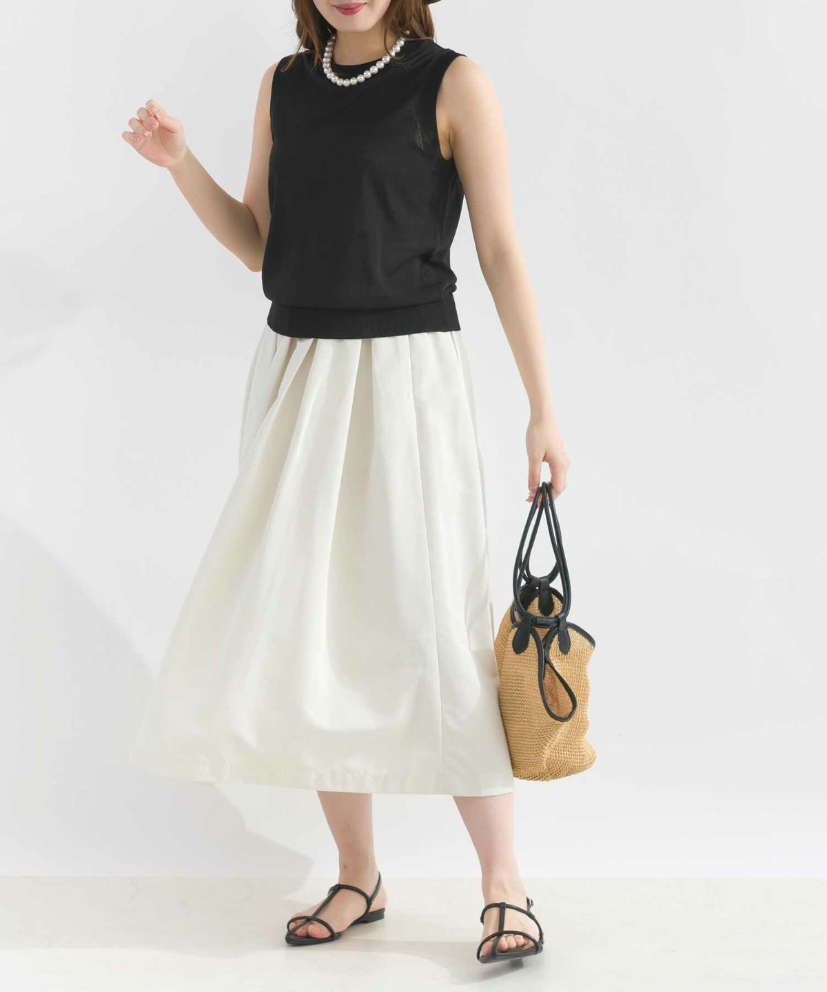 model：H165　着用サイズ：M　ブラック