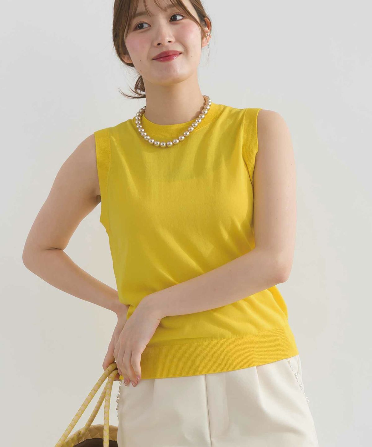 model：H165　着用サイズ：M　イエロー