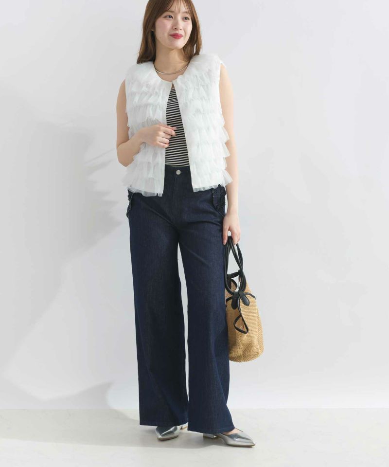 model：H165　着用サイズ：M　オフホワイト前