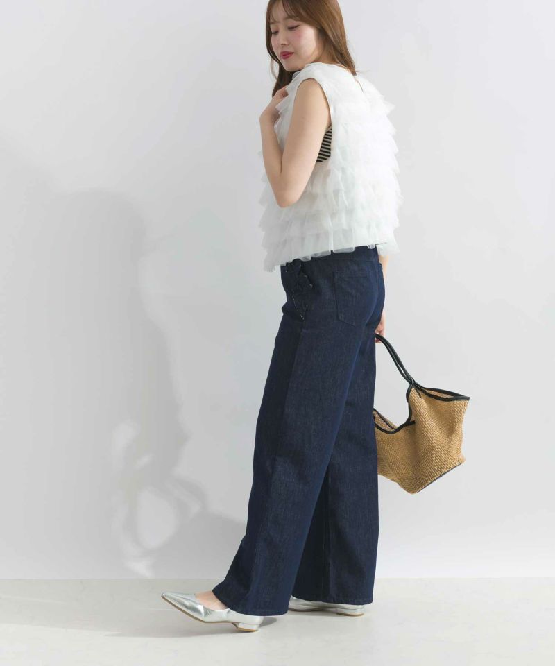 model：H165　着用サイズ：M　オフホワイト前