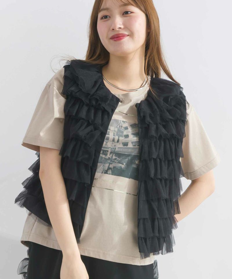 model：H165　着用サイズ：M　ブラック前