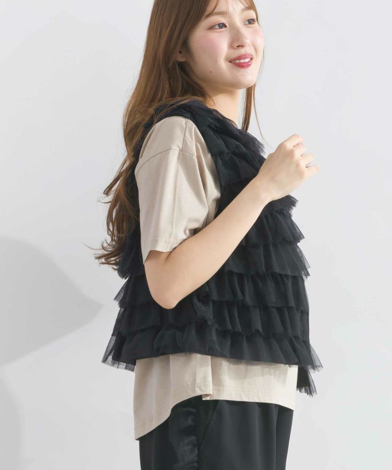 model：H165　着用サイズ：M　ブラック前