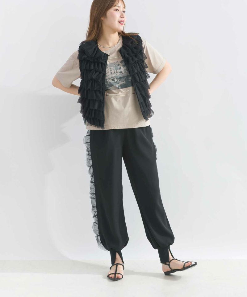 model：H165　着用サイズ：M　ブラック前