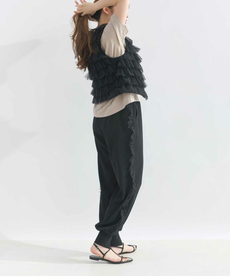 model：H165　着用サイズ：M　ブラック前