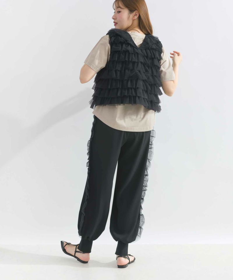 model：H165　着用サイズ：M　ブラック前