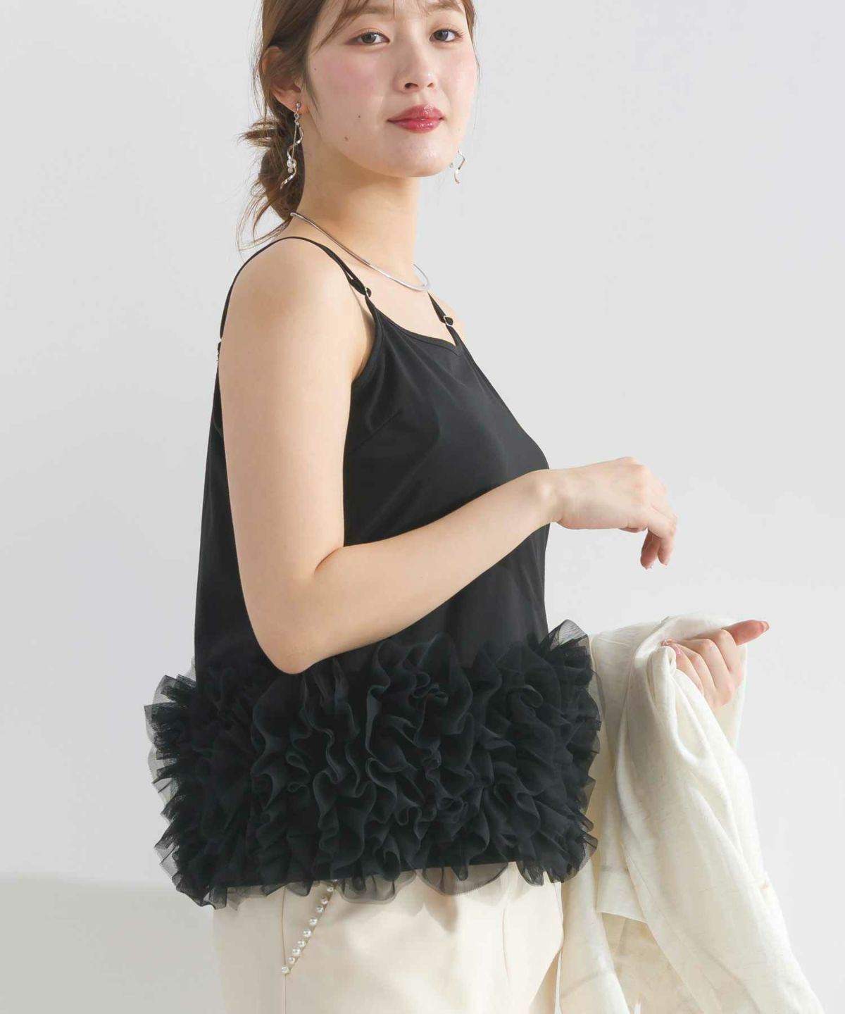 model：H165　着用サイズ：M　ブラック