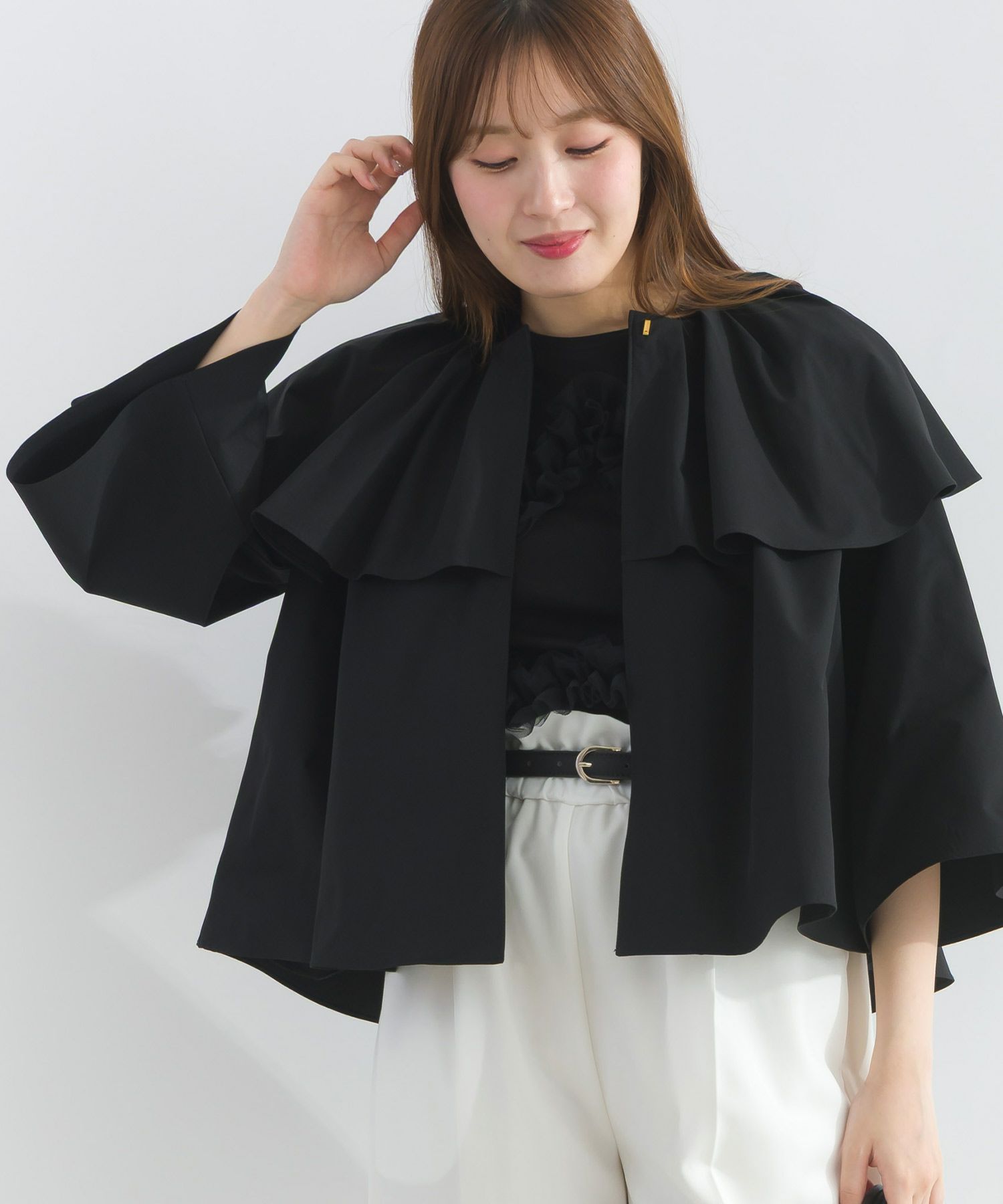 model：H165　着用サイズ：M　ブラック