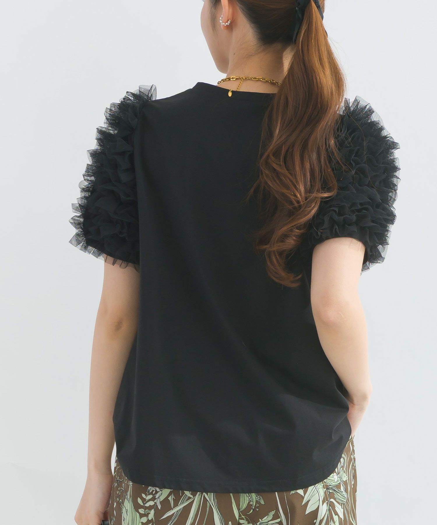 model：H165　着用サイズ：M　ブラック