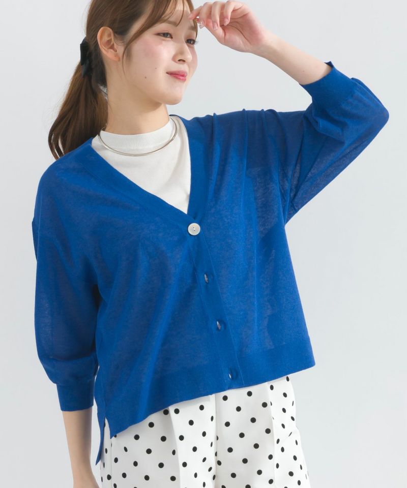 model：H165　着用サイズ：M　ブルー