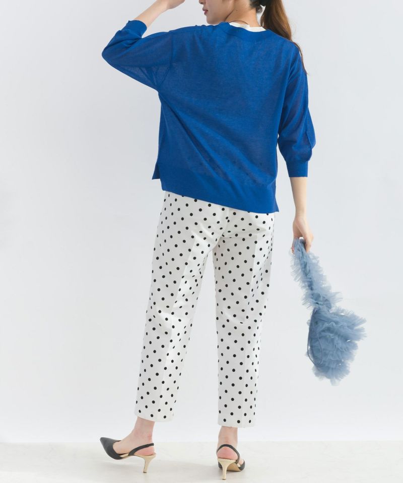 model：H165　着用サイズ：M　ブルー