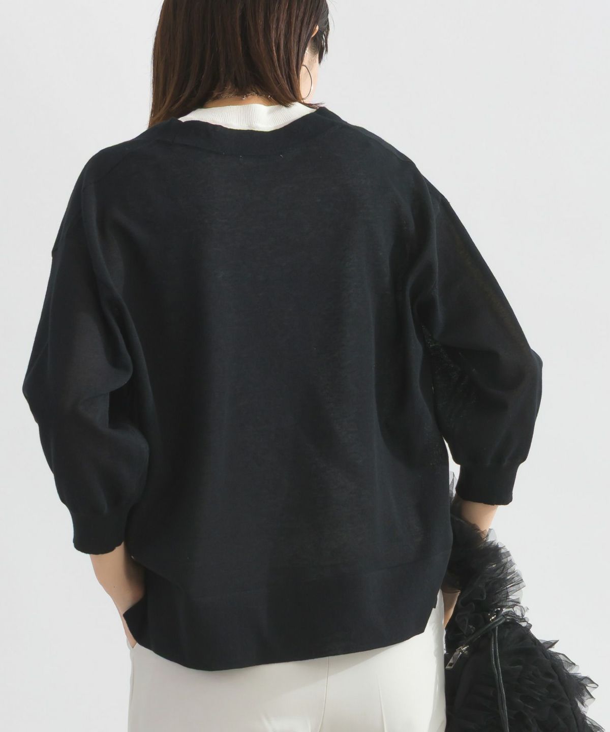 model：H162　着用サイズ：M　ブラック