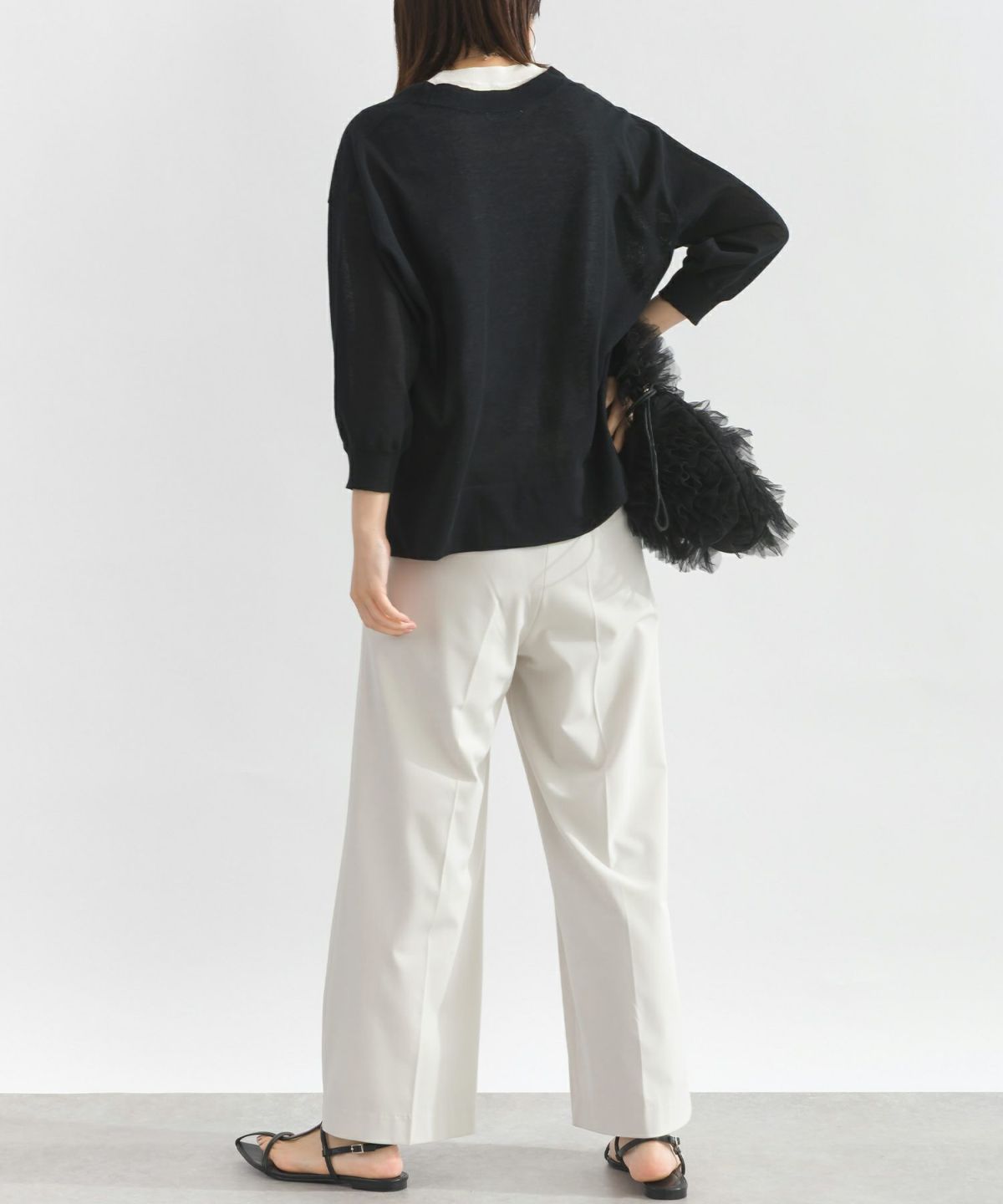 model：H162　着用サイズ：M　ブラック