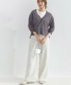 model：H165　着用サイズ：M　チャコールグレー