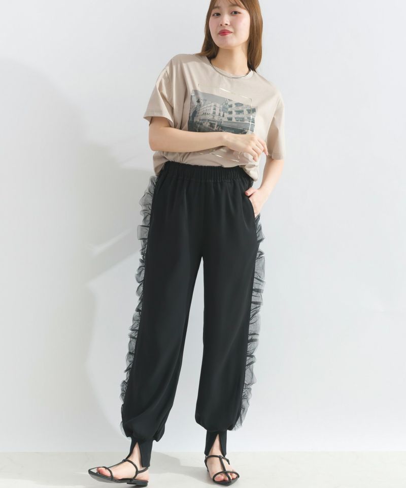 model：H165　着用サイズ：M　グレイッシュベージュ