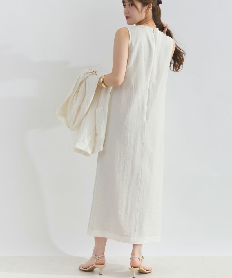 model：H165　着用サイズ：M　アイボリー