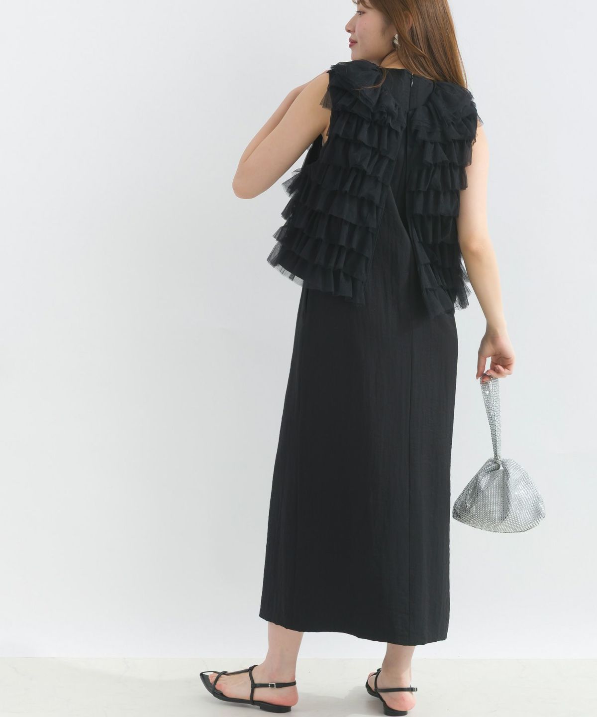 model：H165　着用サイズ：M　ブラック