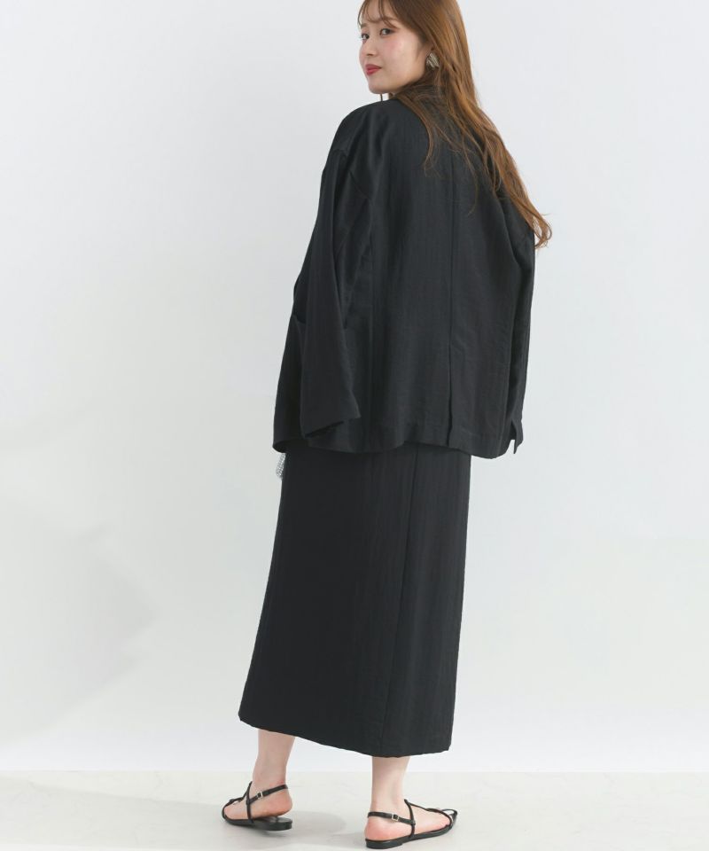 model：H165　着用サイズ：M　ブラック（セットアップで）