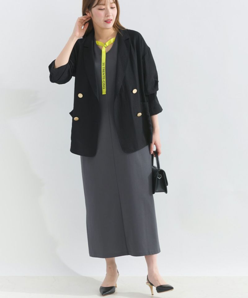 model：H165　着用サイズ：M　ブラック