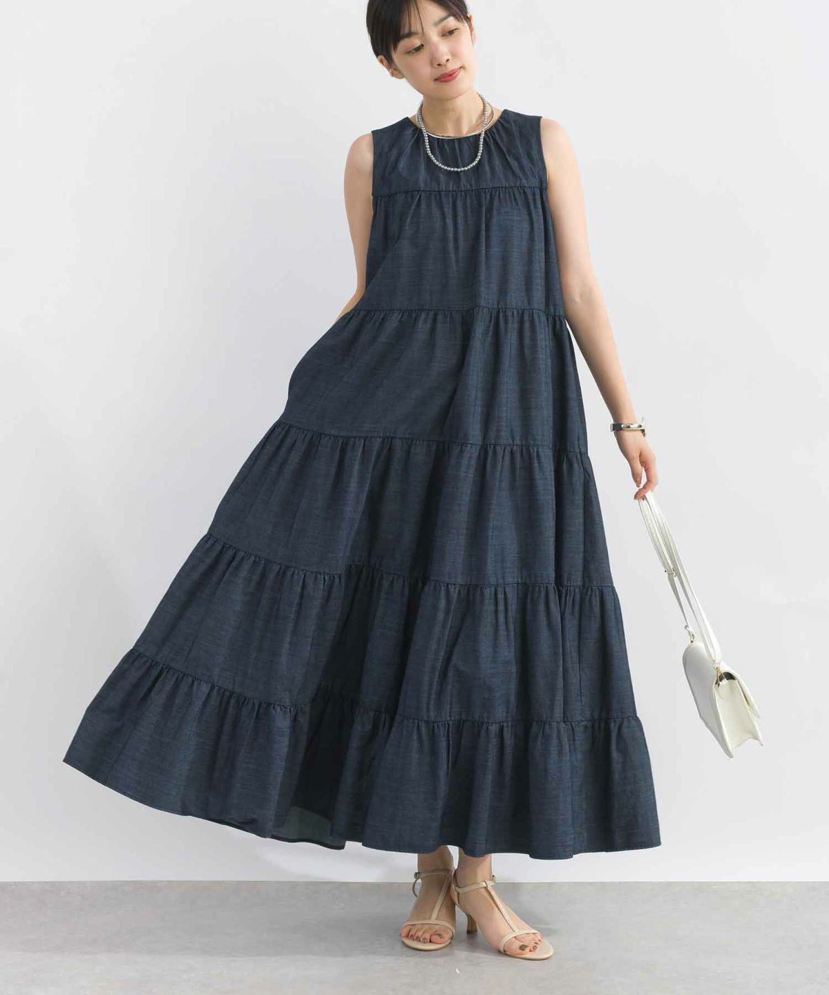 model：H162　着用サイズ：M　ブルー