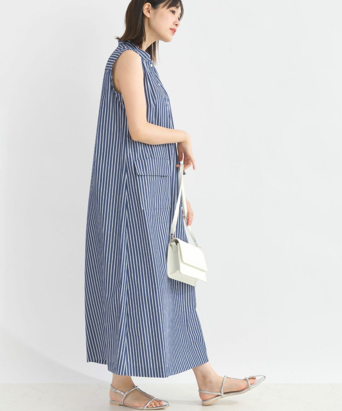 model：H162　着用サイズ：M　ネイビー