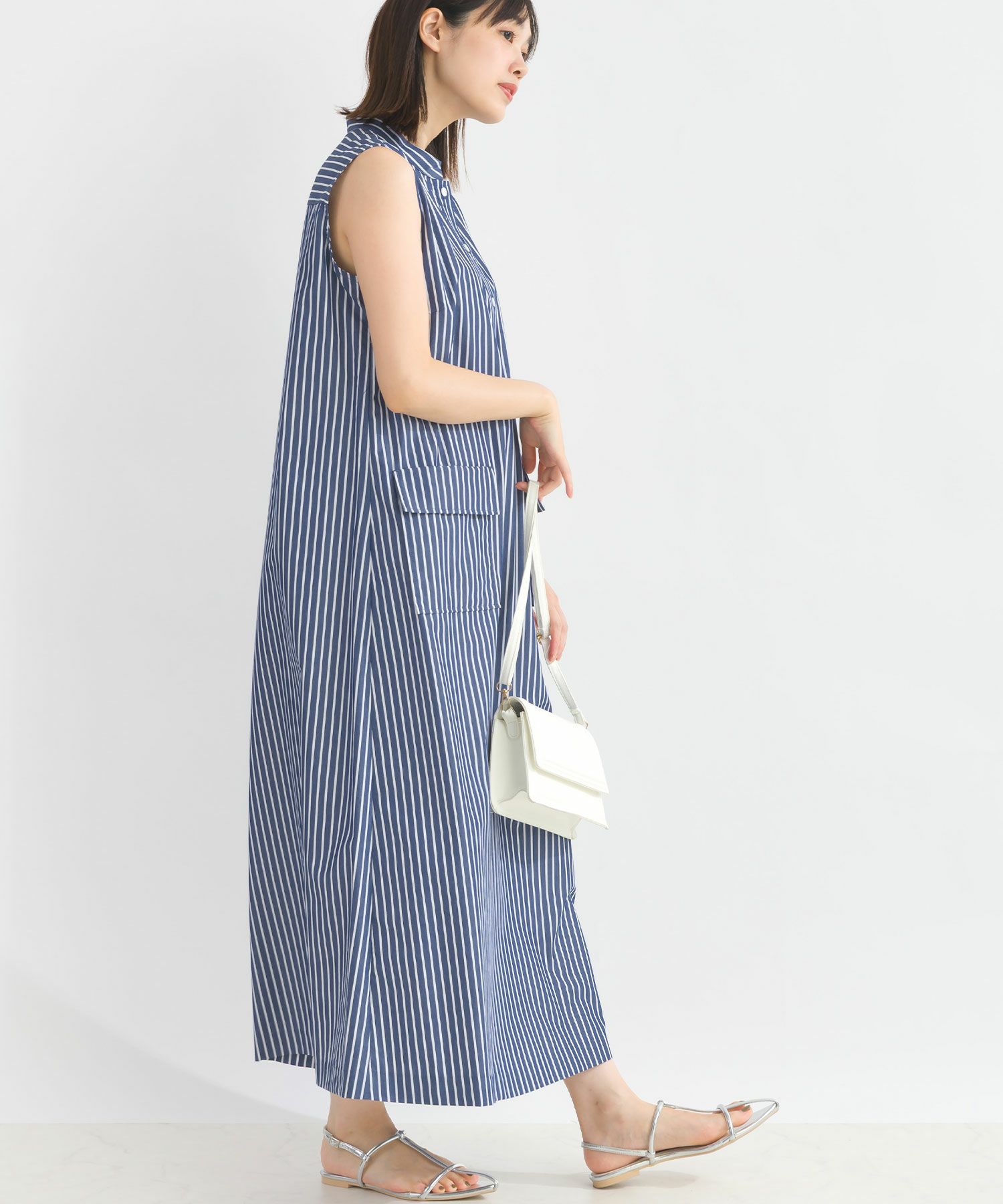 model：H162　着用サイズ：M　ネイビー