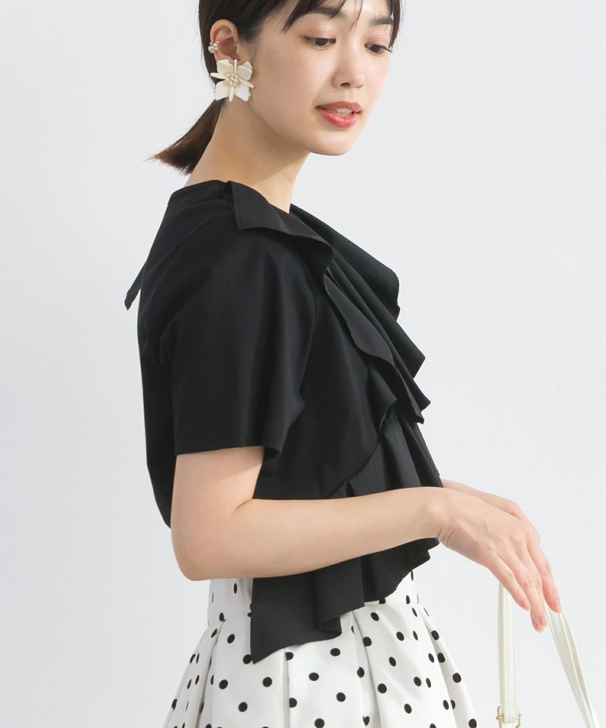 model：H162　着用サイズ：M　ブラック