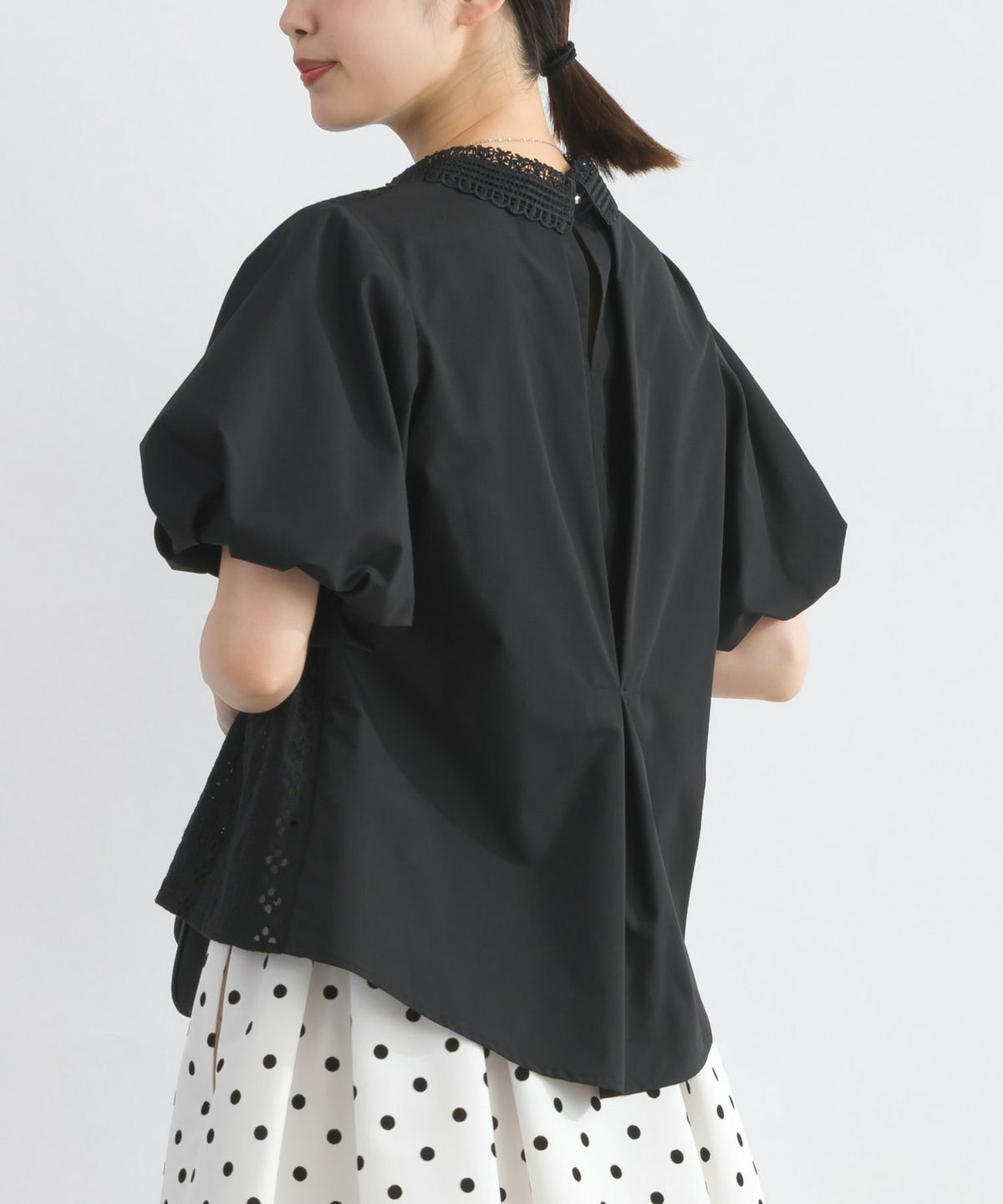 model：H162　着用サイズ：M　 ブラック