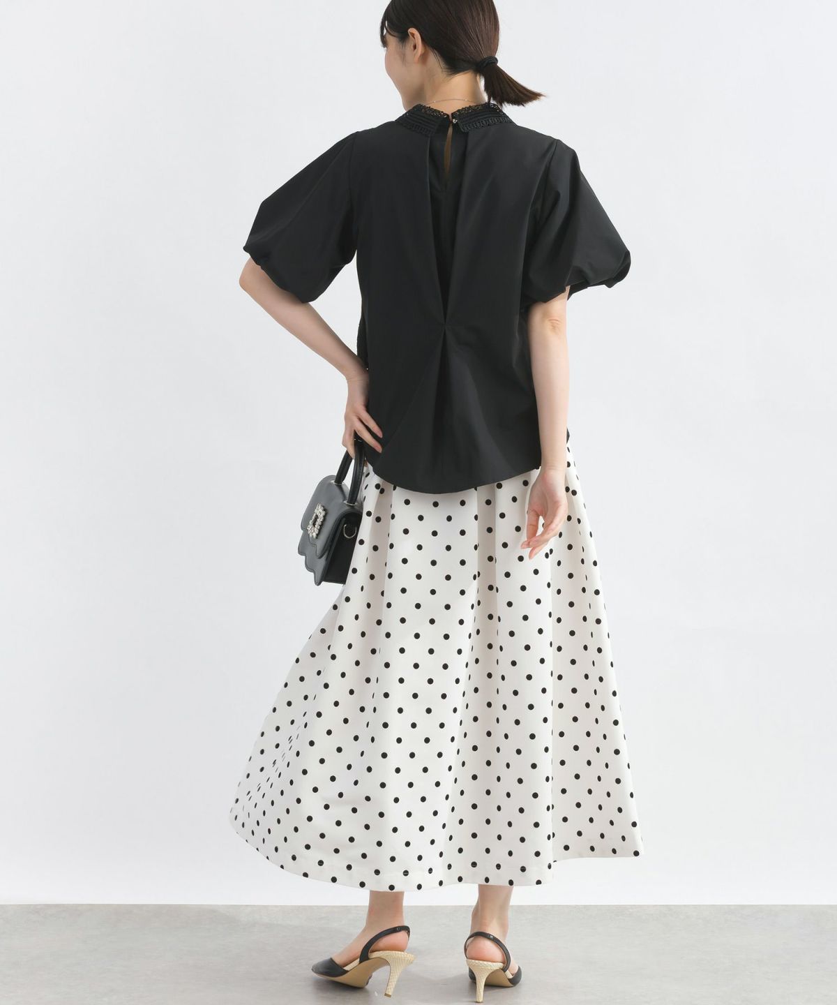 model：H162　着用サイズ：M　 ブラック