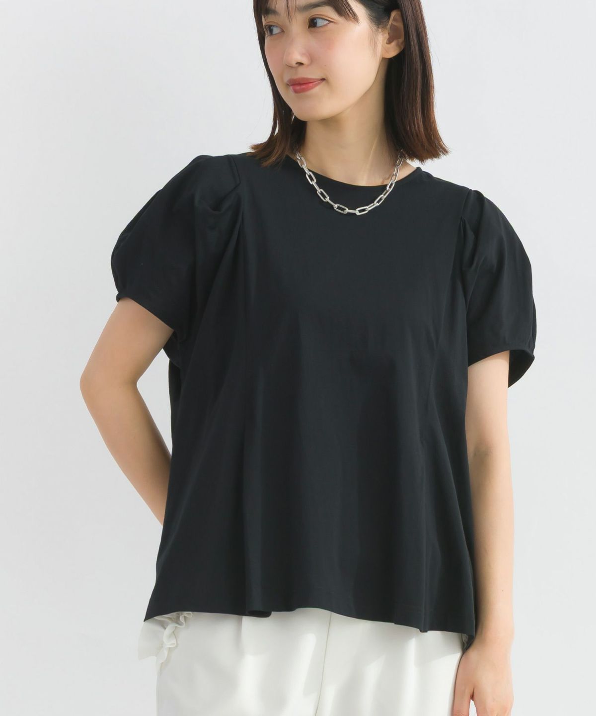 model：H162　着用サイズ：M　ブラック