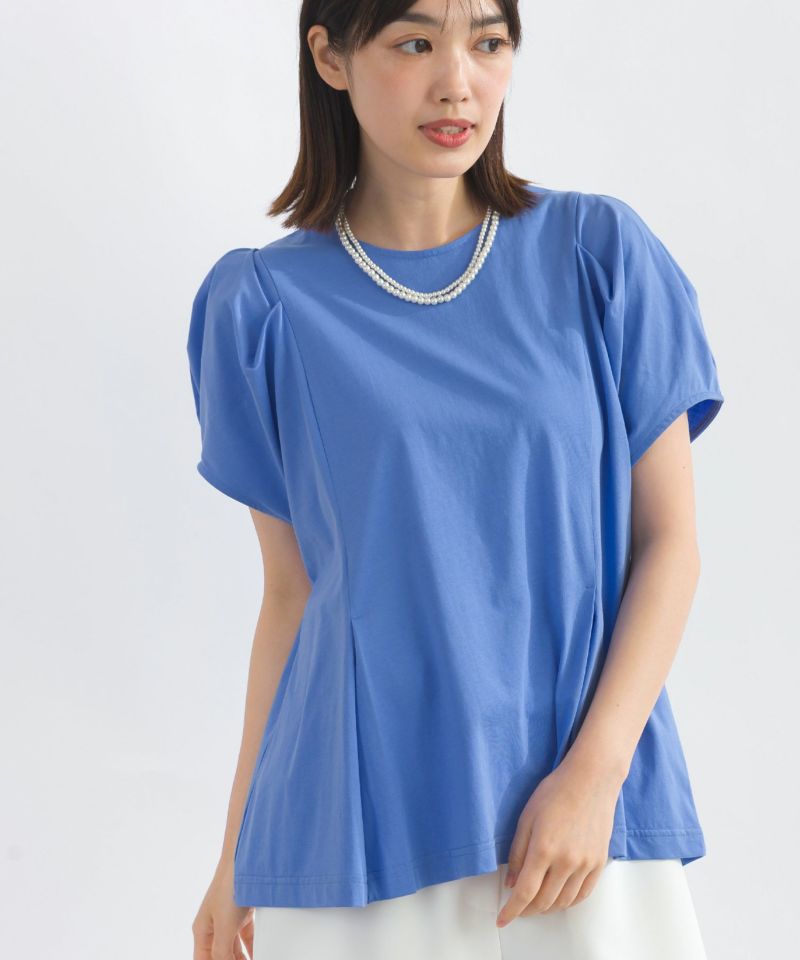 model：H162　着用サイズ：M　サックスブルー