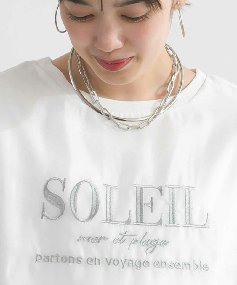 WEB限定】フロントシアーロゴ刺繍カットソー | PICCIN (ピッチン) 公式通販