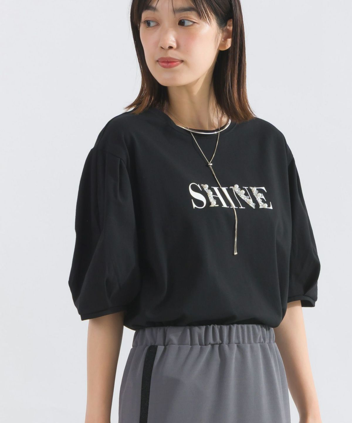 model：H162　着用サイズ：M　ブラック