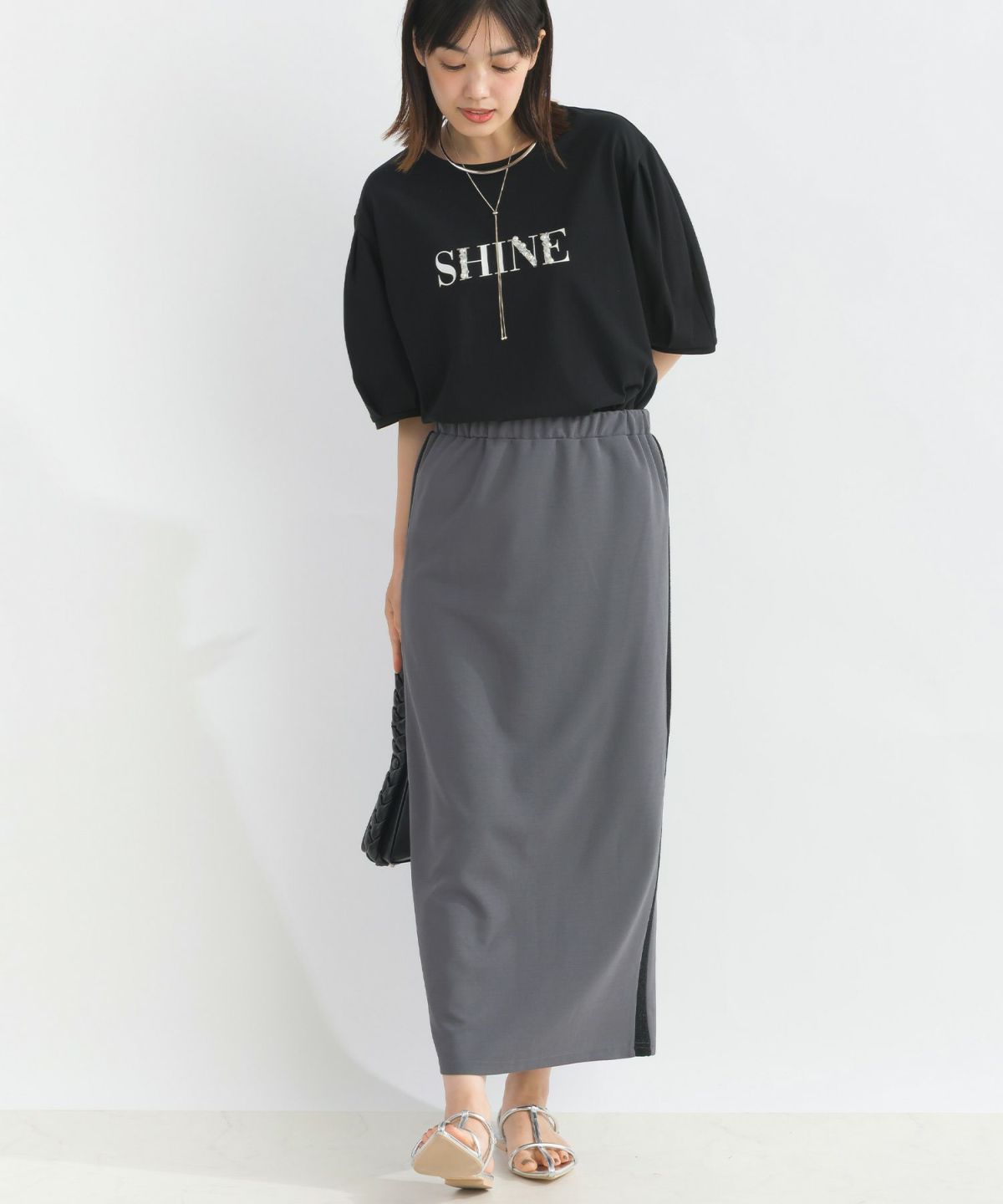 model：H162　着用サイズ：M　ブラック