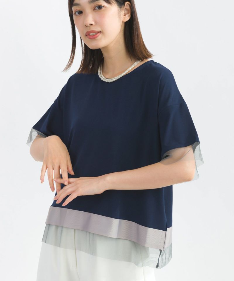 model：H162　着用サイズ：M　ネイビー